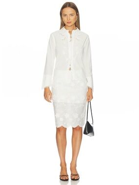 The Garment KIRSTEN embroidered collar shirt